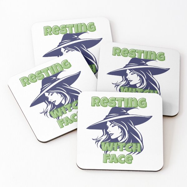 Item preview, Resting Witch Face – Funny Halloween Witch Design designed and sold by Kindloom.