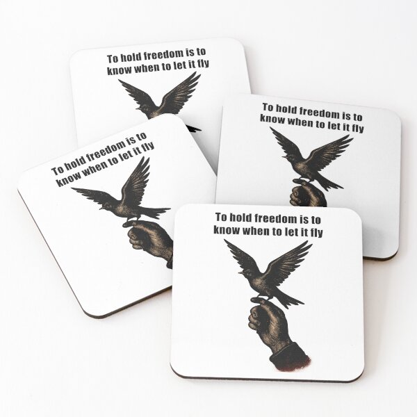 Item preview, Letting Go of Freedom Surreal Bird Art designed and sold by -DEEWOLF-.