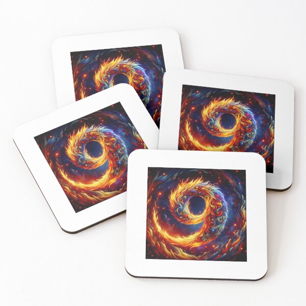 Item preview, ABSTRACT FIRE SPIRAL GLOWING designed and sold by Catalina Kate.