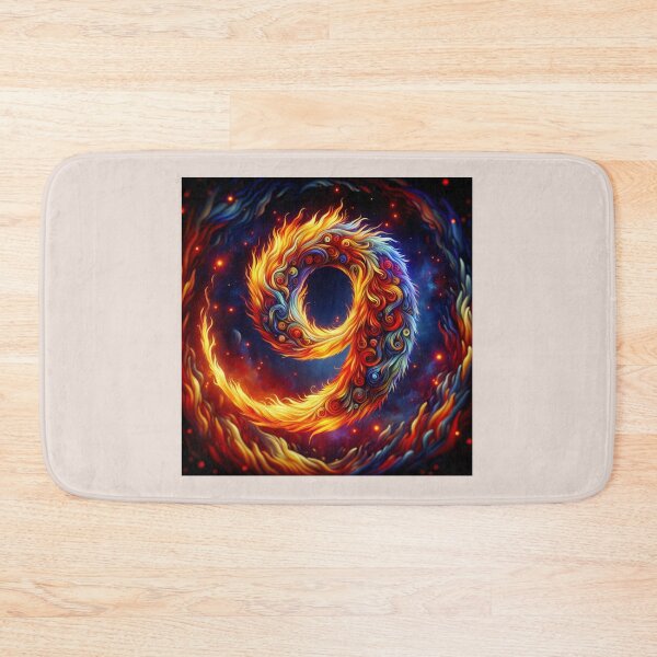 Item preview, ABSTRACT FIRE SPIRAL GLOWING designed and sold by Catalina Kate.