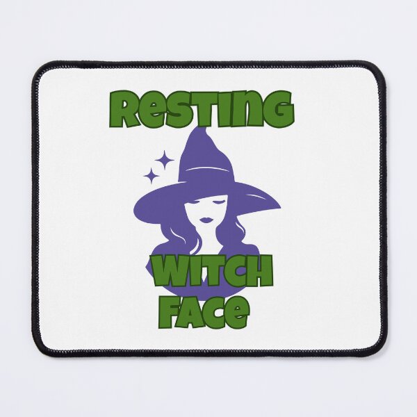 Item preview, Resting Witch Face – Spooky Cute Halloween Witch Design designed and sold by Kindloom.