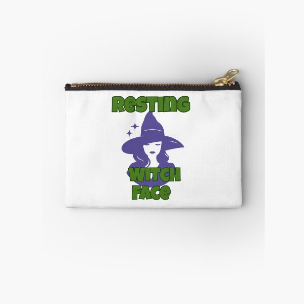 Item preview, Resting Witch Face – Spooky Cute Halloween Witch Design designed and sold by Kindloom.