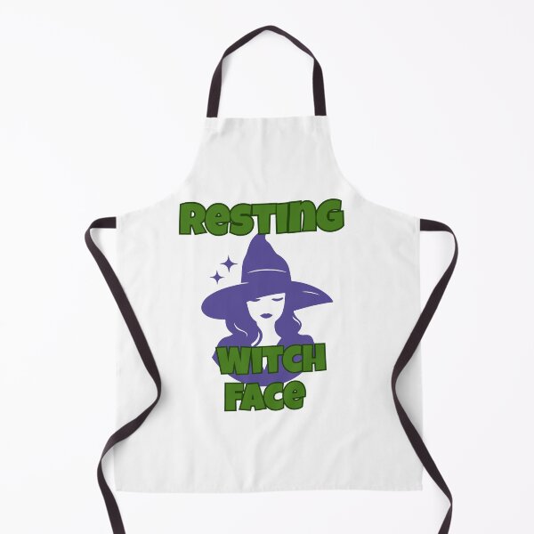Item preview, Resting Witch Face – Spooky Cute Halloween Witch Design designed and sold by Kindloom.