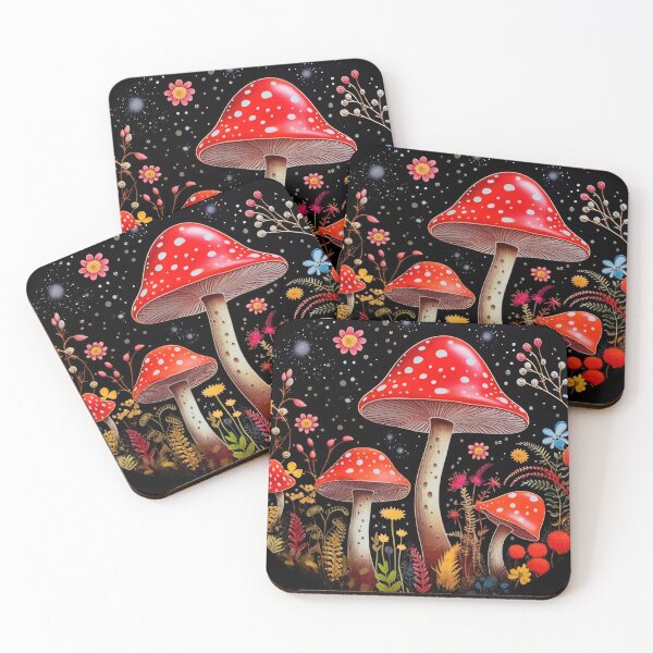 Item preview, Mystical forest mushrooms designed and sold by anytka.
