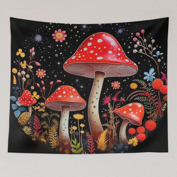 Item preview, Mystical forest mushrooms designed and sold by anytka.