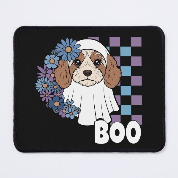 Item preview, Cockapoo Ghost Dog – Cute Halloween Boo designed and sold by The Real Life Symphony.