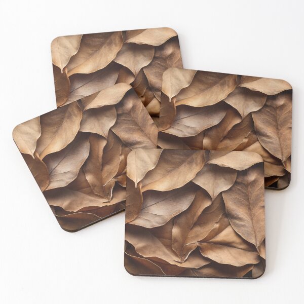 Item preview, Neatly arranged brown leaves designed and sold by anytka.