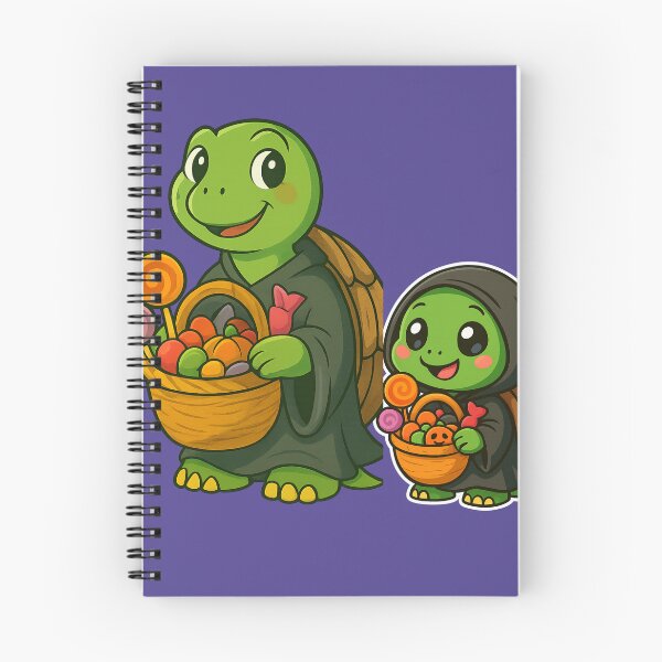 Item preview, Cute Halloween Turtles with CandyTortues mignonnes d’Halloween avec bonbons designed and sold by Drawingshirts.