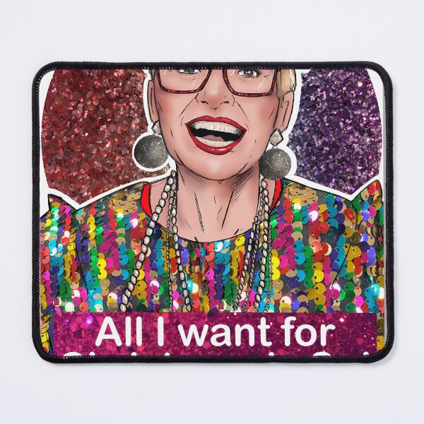 Item preview, A-Christmas-Gay-Icon-Card---Su-Pollard designed and sold by EwellLynch.