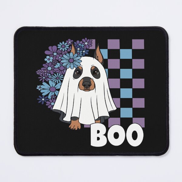 Item preview, Doberman Pinscher Ghost Dog – Cute Halloween Boo designed and sold by The Real Life Symphony.