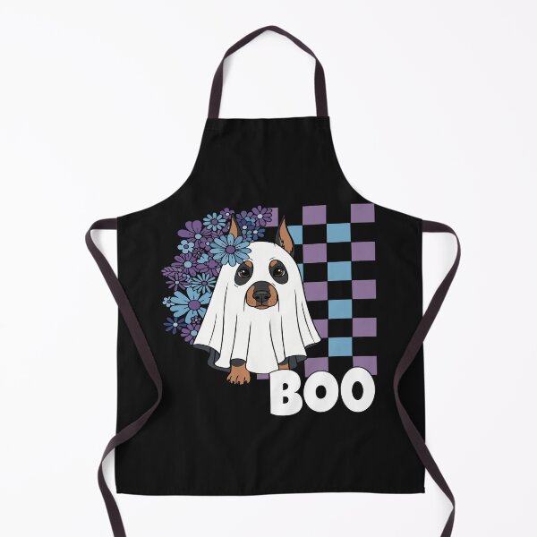 Item preview, Doberman Pinscher Ghost Dog – Cute Halloween Boo designed and sold by The Real Life Symphony.