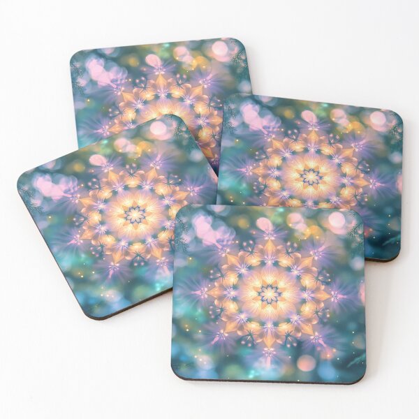 Item preview, Soft light floral mandala designed and sold by anytka.