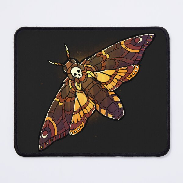 Item preview, Stained Glass Death's-Head Hawkmoth designed and sold by kaenith.