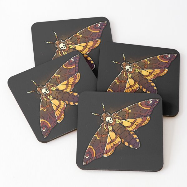 Item preview, Stained Glass Death's-Head Hawkmoth designed and sold by kaenith.