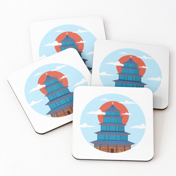 Item preview, ancient Asian building designed and sold by Aze99.