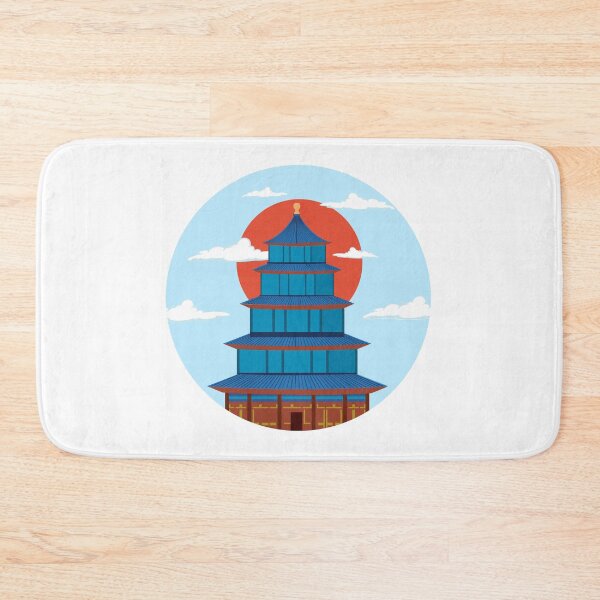 Item preview, ancient Asian building designed and sold by Aze99.
