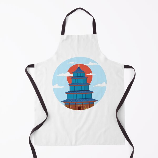 Item preview, ancient Asian building designed and sold by Aze99.