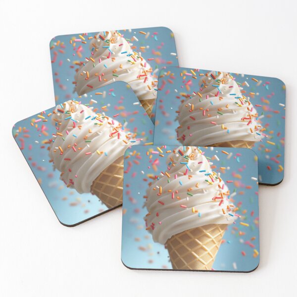 Item preview, Sprinkled ice cream cone designed and sold by anytka.