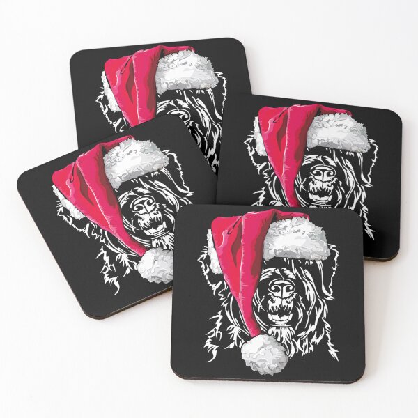 Item preview, Funny Bouvier des Flandres Santa Christmas dog mom gift designed and sold by brntcoff1.