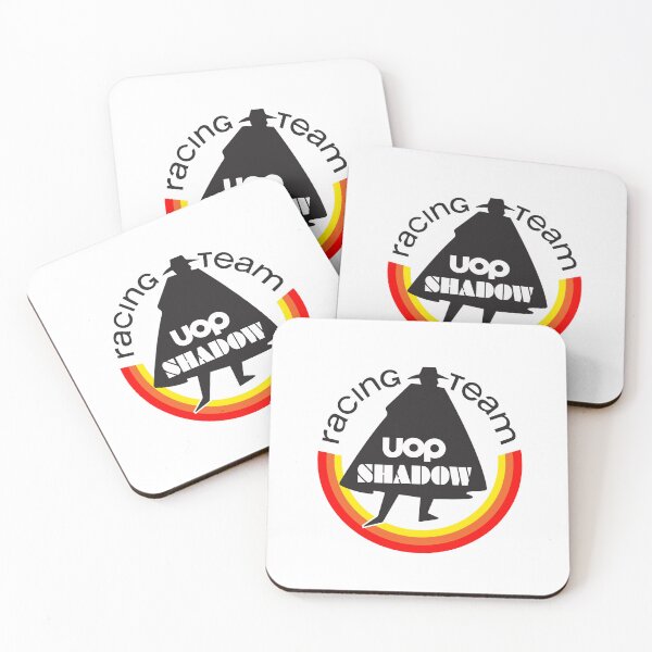 Item preview, UOP Shadow Racing Team retro F1 logo  designed and sold by retropetrol.