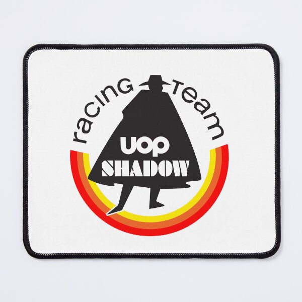 Item preview, UOP Shadow Racing Team retro F1 logo designed and sold by retropetrol.