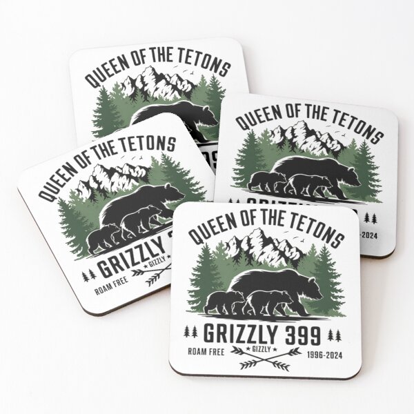 Item preview, Grizzly 399 Queen Of The Tetons National Park Bear Lovers designed and sold by brntcoff1.