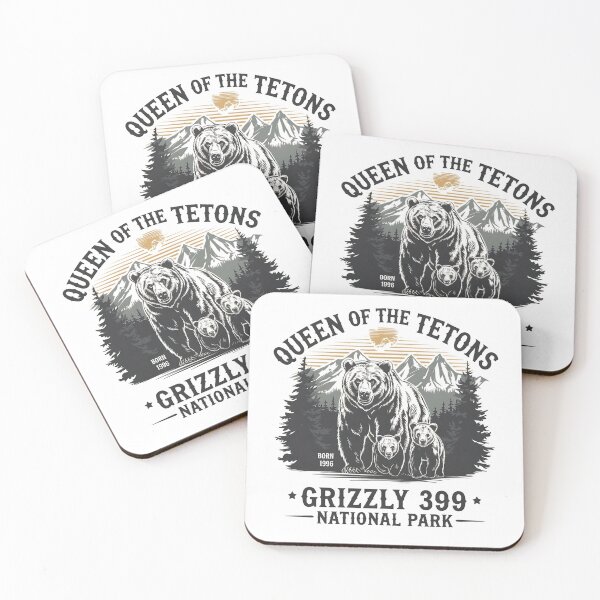 Item preview, Grizzly 399 Queen Of The Tetons National Park Bear Lovers designed and sold by brntcoff1.