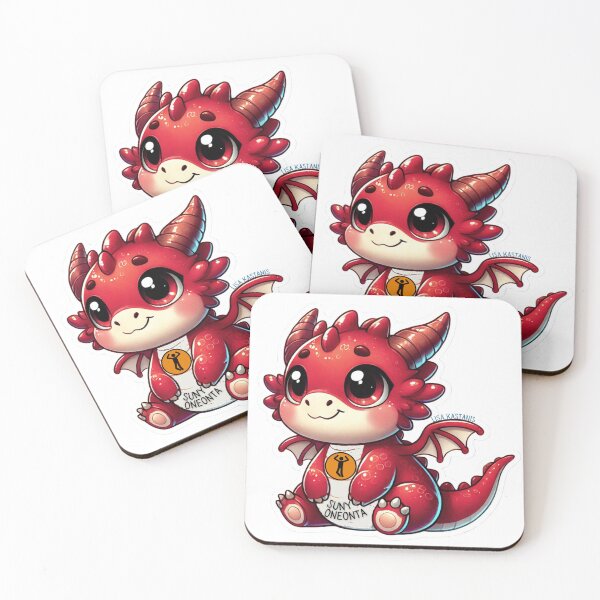 Item preview, Baby Red Dragon – SUNY Oneonta Cute Mascot Design designed and sold by Clove-Valley.