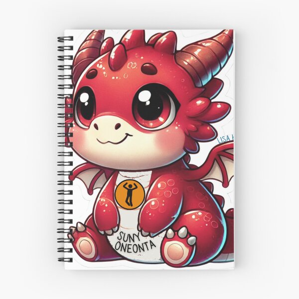 Item preview, Baby Red Dragon – SUNY Oneonta Cute Mascot Design designed and sold by Clove-Valley.