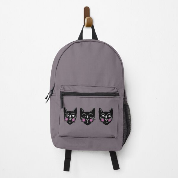 Item preview, Black Cat Faces Minimalist Art designed and sold by alczar.