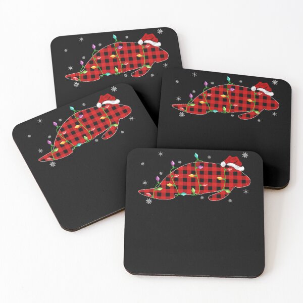 Item preview, Funny Buffalo Plaid Family Matching Manatee Christmas Pajama designed and sold by brntcoff1.