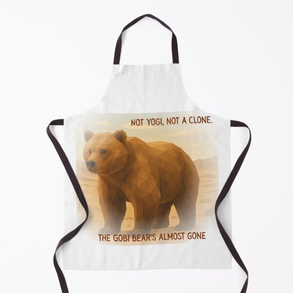 Item preview, Gobi Bear – Endangered Desert Strength in Geometric Form designed and sold by GeoWild Designs.