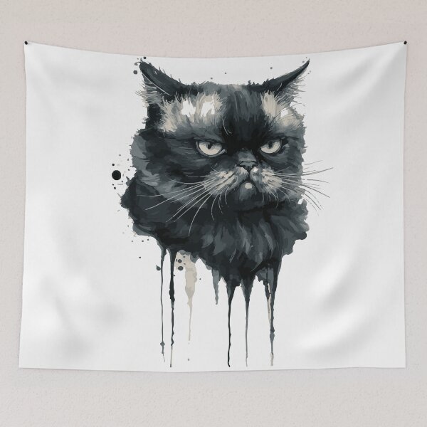 Item preview, Grumpy Cat Portrait designed and sold by NArtdesigns.