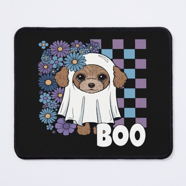 Item preview, Teacup Poodle Ghost Dog – Cute Halloween Boo designed and sold by The Real Life Symphony.
