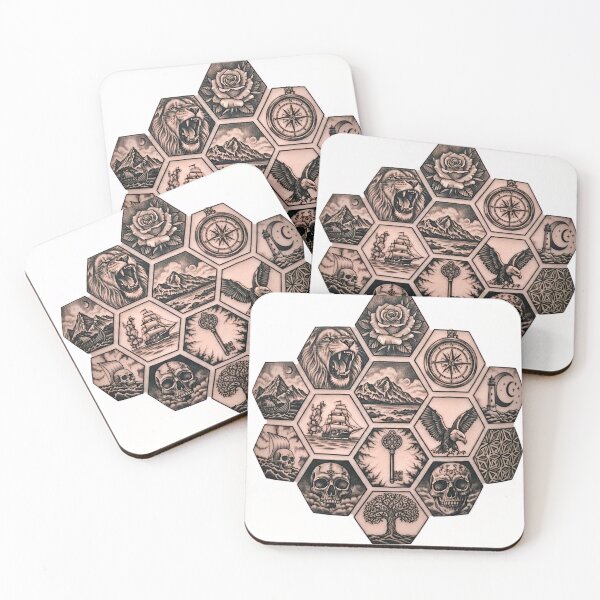 Item preview, tattoo Hex design designed and sold by BenusSutra.