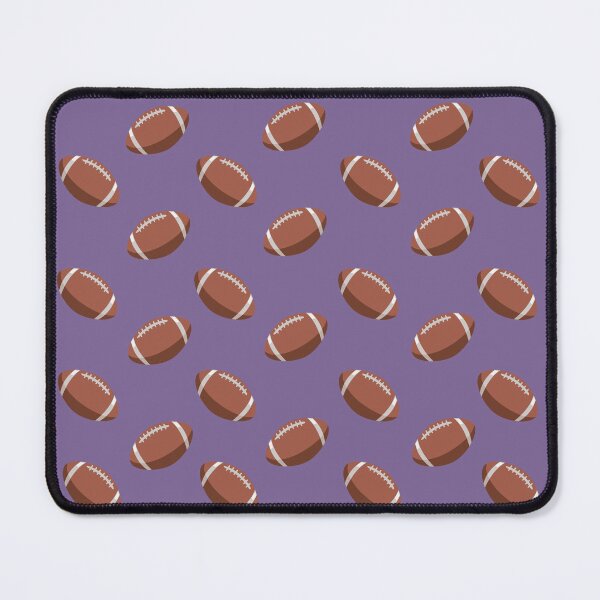 Item preview, Footballs on Gray-Purple designed and sold by KSimpson838.