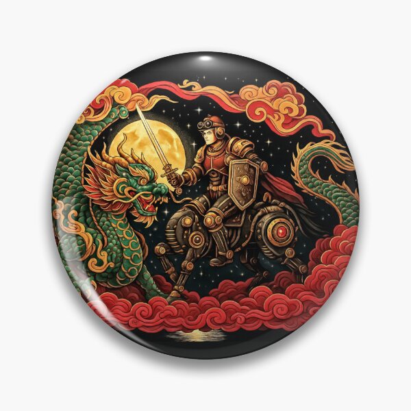 Item preview, Saint George Killing the dragon steampunk Variation designed and sold by Helios Be. Lavsh.