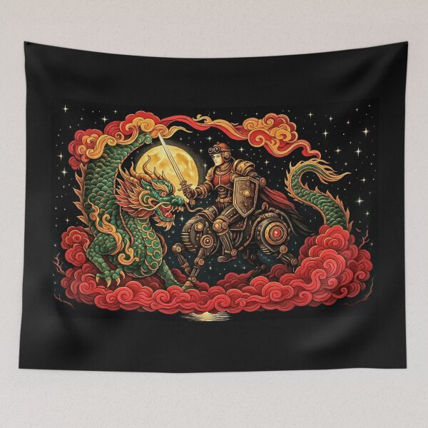 Item preview, Saint George Killing the dragon steampunk Variation designed and sold by Helios Be. Lavsh.