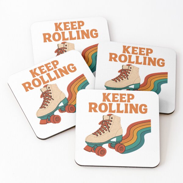 Item preview, Keep Rolling Retro Skates designed and sold by GALLERY DRIFT.