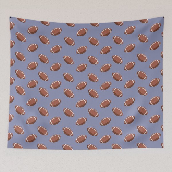 Item preview, Footballs on Gray-Blue  designed and sold by KSimpson838.