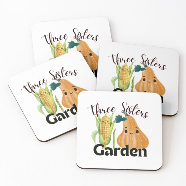 Item preview, Three Sisters Garden – Cute Corn, Beans & Squash Vegetable Art designed and sold by SunandShade.