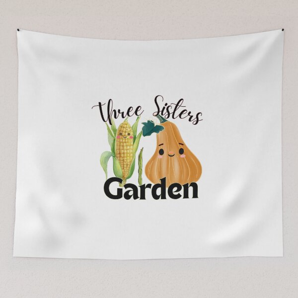 Item preview, Three Sisters Garden – Cute Corn, Beans & Squash Vegetable Art designed and sold by SunandShade.