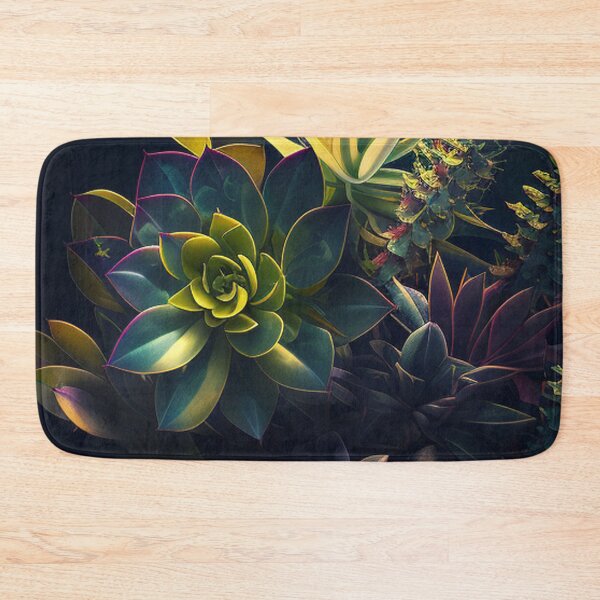 Item preview, Vibrant Succulent Arrangement on Dark Background designed and sold by Apex Designs.