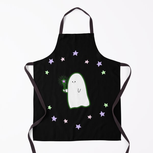 Item preview, Neon Glow Ghost & Stars – Cute Spooky Halloween Ghost Decor designed and sold by SunandShade.