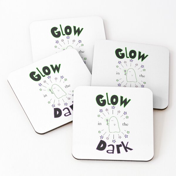 Item preview, Neon Glow Ghost & Stars – Cute Spooky Halloween Ghost Decor designed and sold by SunandShade.