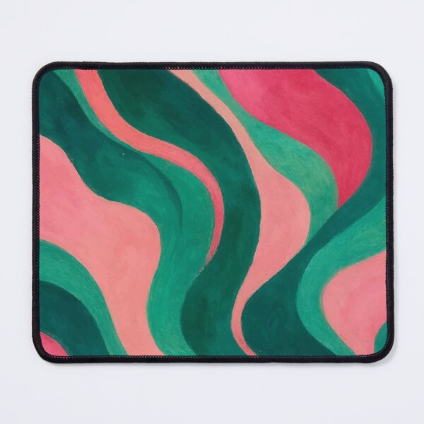 Item preview, Pink Green Wave Abstract designed and sold by NArtdesigns.