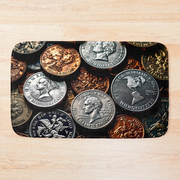 Item preview, world coin collection abstract art design designed and sold by SmashingDeals.