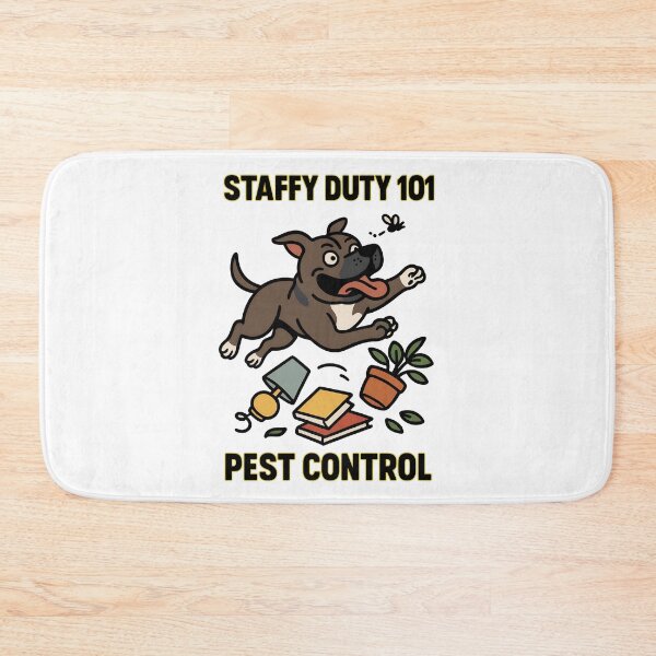 Item preview, Copy of Powered by Zoomies - Funny Staffy Dog Design designed and sold by BestFriendTees.