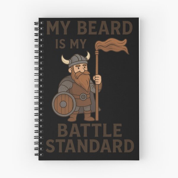Item preview, My Beard is My Battle Standard | Viking Humor T-Shirt | Mythborn Saga designed and sold by Mythborn Saga.