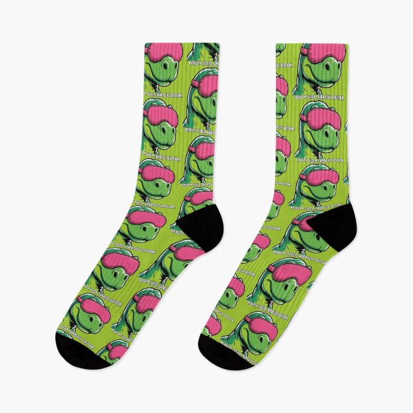 Item preview, Comic Dinosaur Portrait Featuring Sleep Mask and Smile designed and sold by SplashTastic.